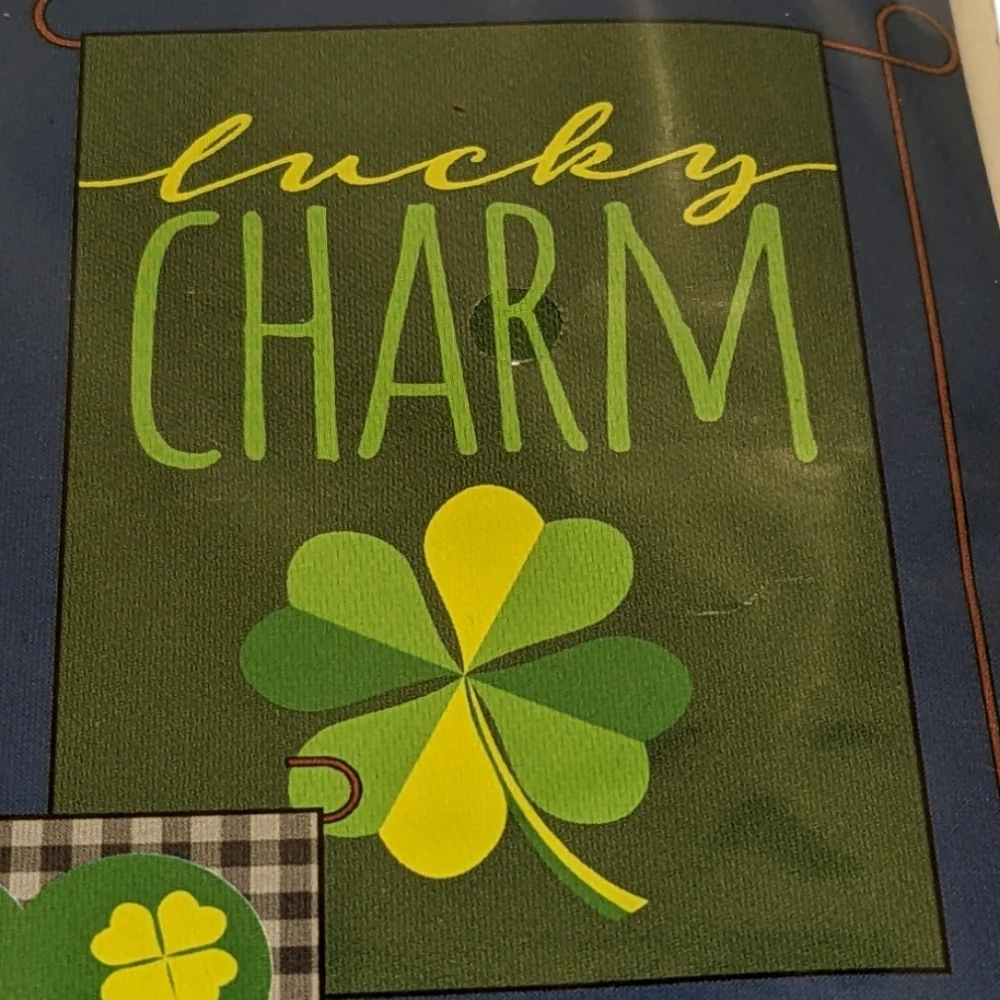 Wincraft 2-Sided St. Patrick's Day Lucky Charm Garden Flag